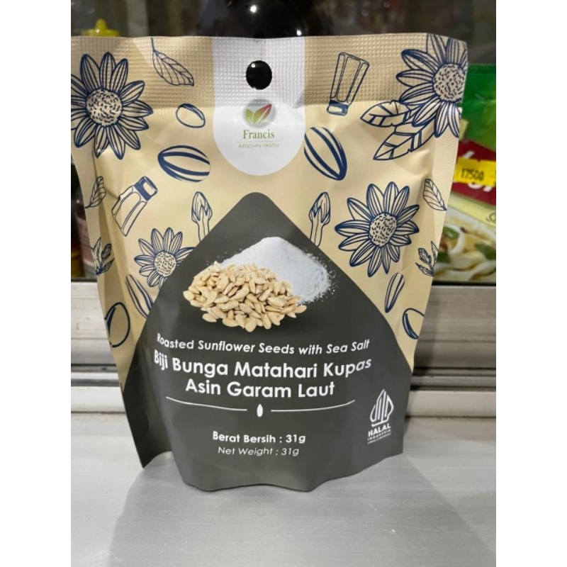 

Sunflower Seeds Sea Salt/ Biji Bunga Matahari Asin 31gr
