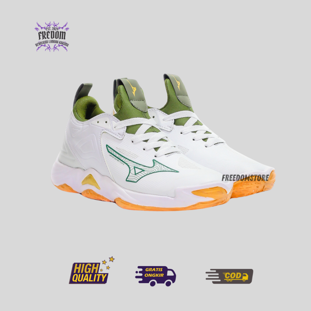 MIZUNO WAVE MOMENTUM 3 PENDEK SEPATU VOLI PRIA WANITA