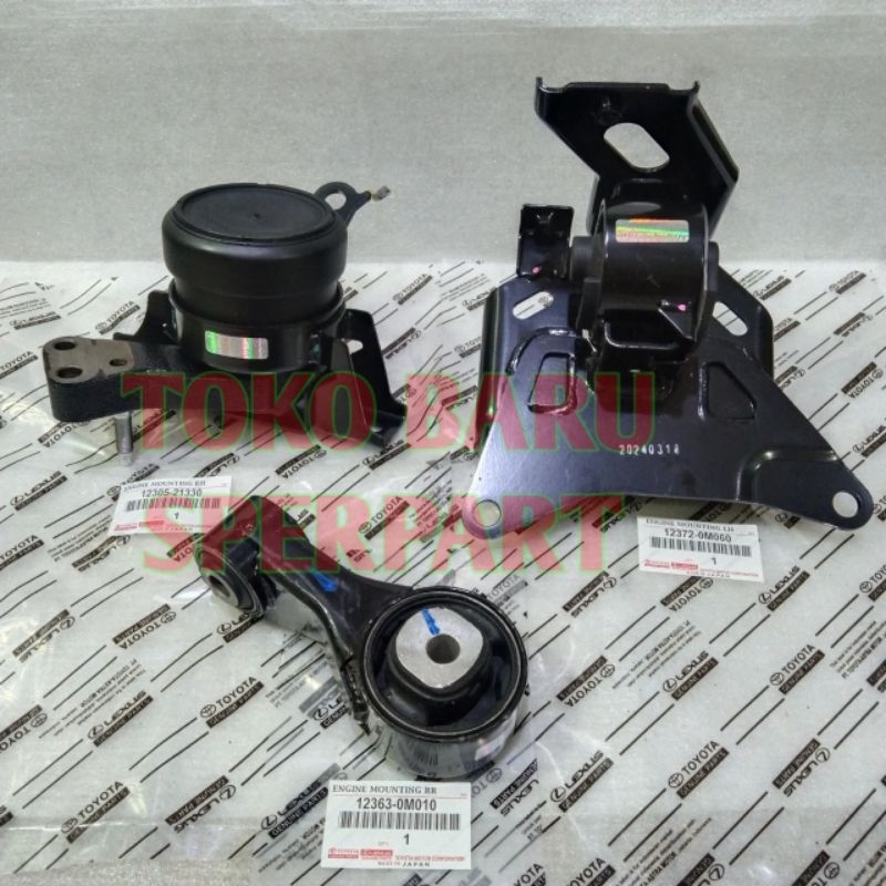 engine mounting set Toyota Yaris new Vios gen2 gen 2 manual original