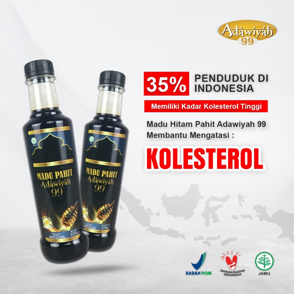 

Madu hitam Adawiyah 99 Herbal Kolesterol Paling Ampuh | Mengurangi Kolesterol Lemak Darah Asam Urat