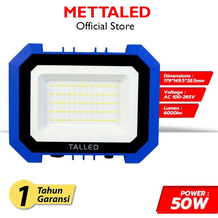 LAMPU SOROT LED TALLED 50W  Warm White