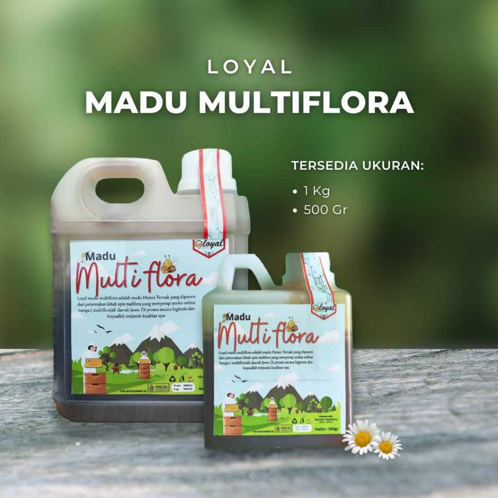 

LOYAL MADU MULTIFLORA 1KG MULTIKHASIAT