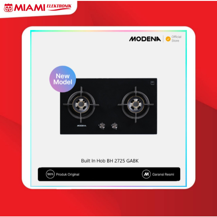 MODENA BH 2725 GABK / BH2725GABK HOB Gas Kompor