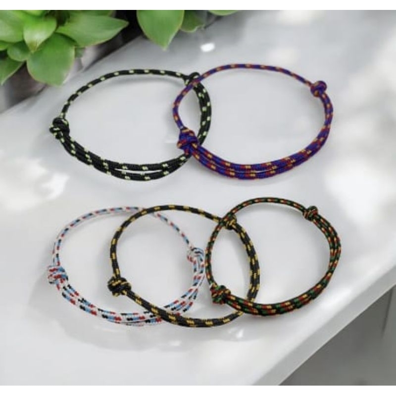 Gelang Pria - Gelang Tali Pria - Gelang Tali Keren - Gelang Kekinian Pria / Wanita