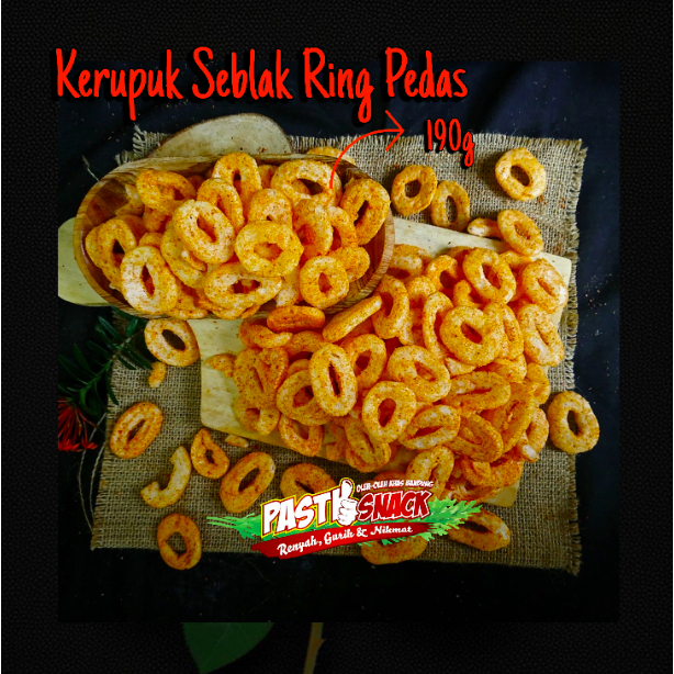 

KERUPUK SEBLAK RING PEDAS 190GR