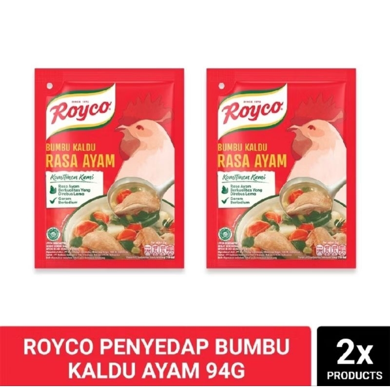 

Royco | Bumbu Kaldu Rasa Ayam | 94 gram