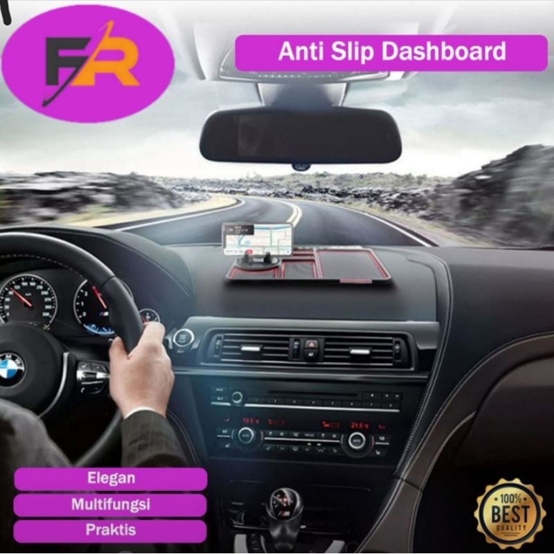 Alas Anti Slip Dasboard Mobil Car Mat Tatakan Holder HP Non Slip