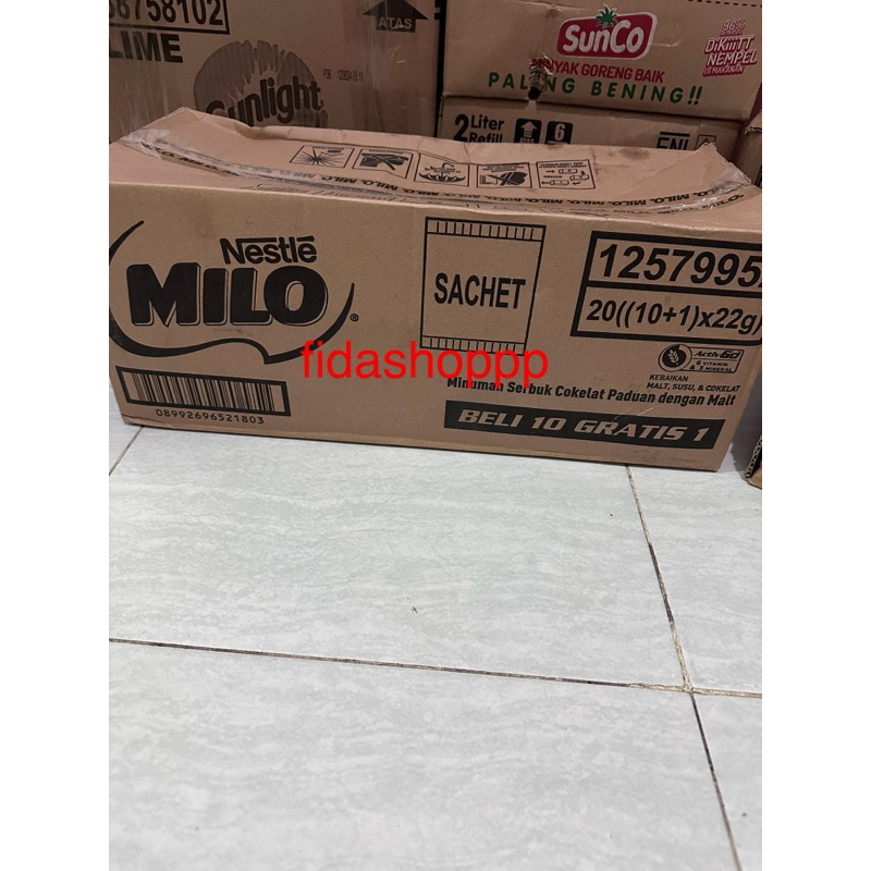 

milo renteng 1 dus isi 20 renceng