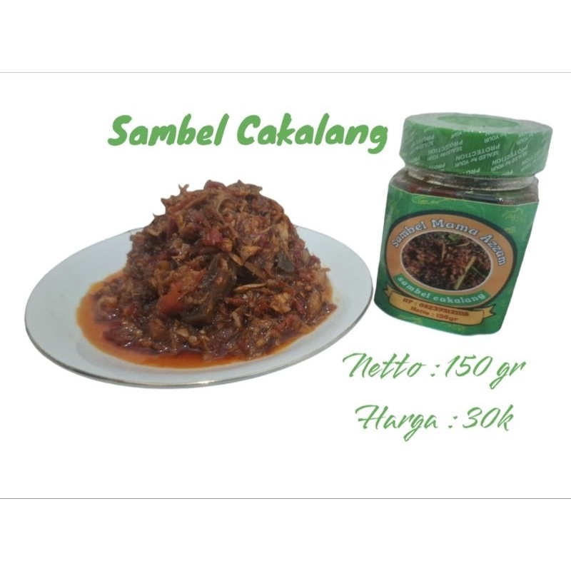 

Sambel Mama Azzam_Sambel Cakalang, Netto : 150 gr.