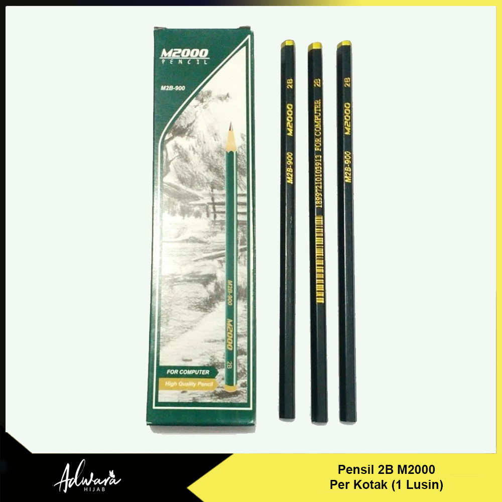 

Pensil 2B Komputer Asli M2000 / Pensil Kayu Untuk Ujian