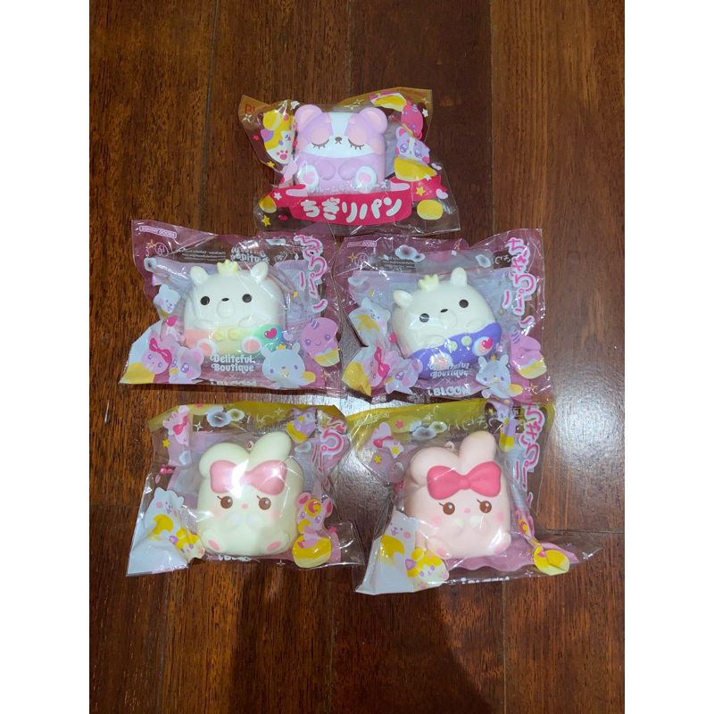 BNIP Ibloom Chigiri Squishies, Harajuku Bear, Snowy, Angel bunny