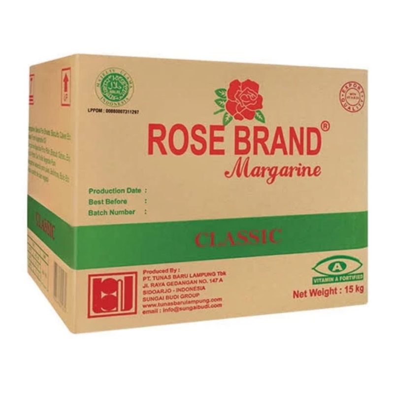 

Margarin Classic Rosebrand 15kg (Dus)