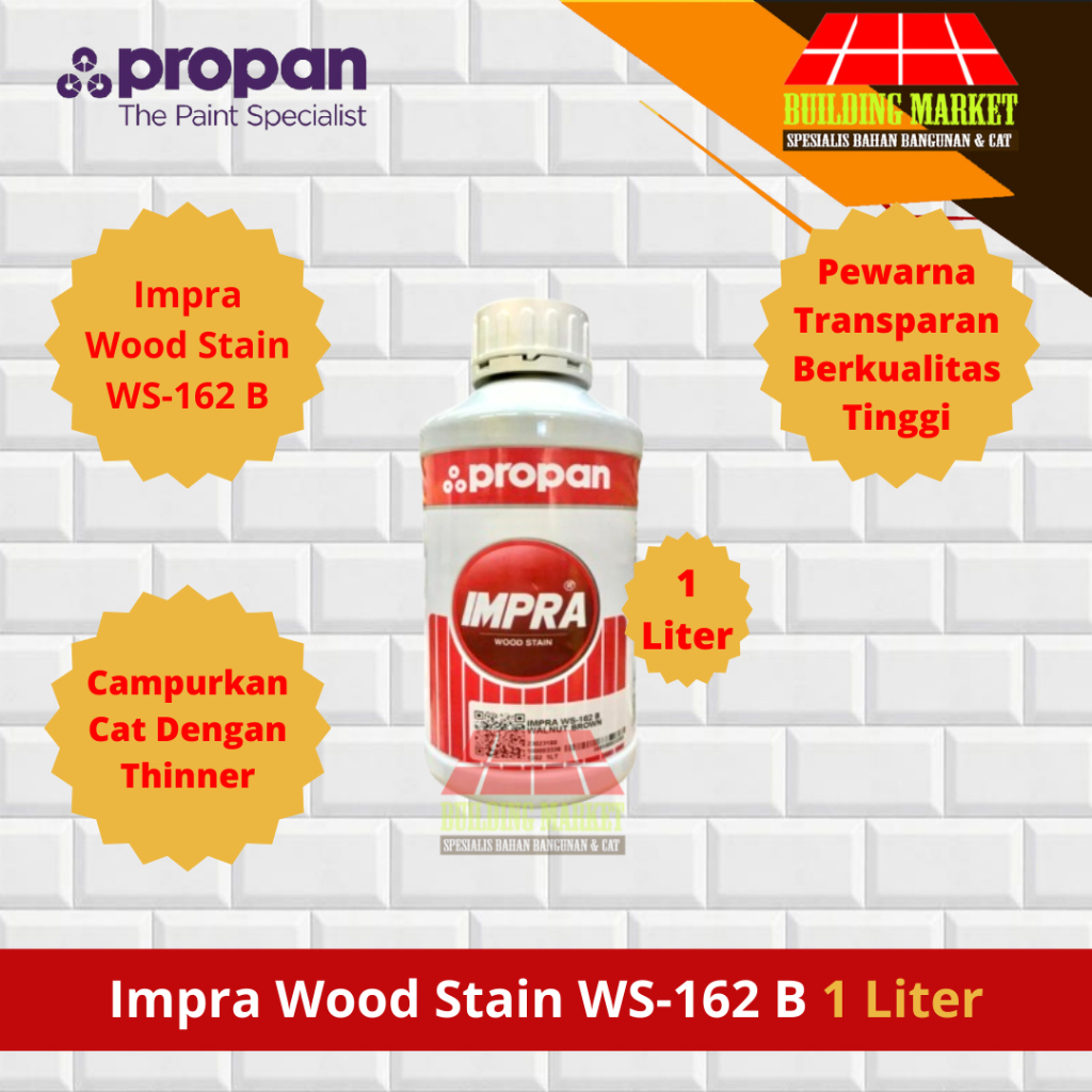 PLITUR KAYU PROPAN WOOD STAIN PROPAN IMPRA POLITUR PELITUR 1 LITER