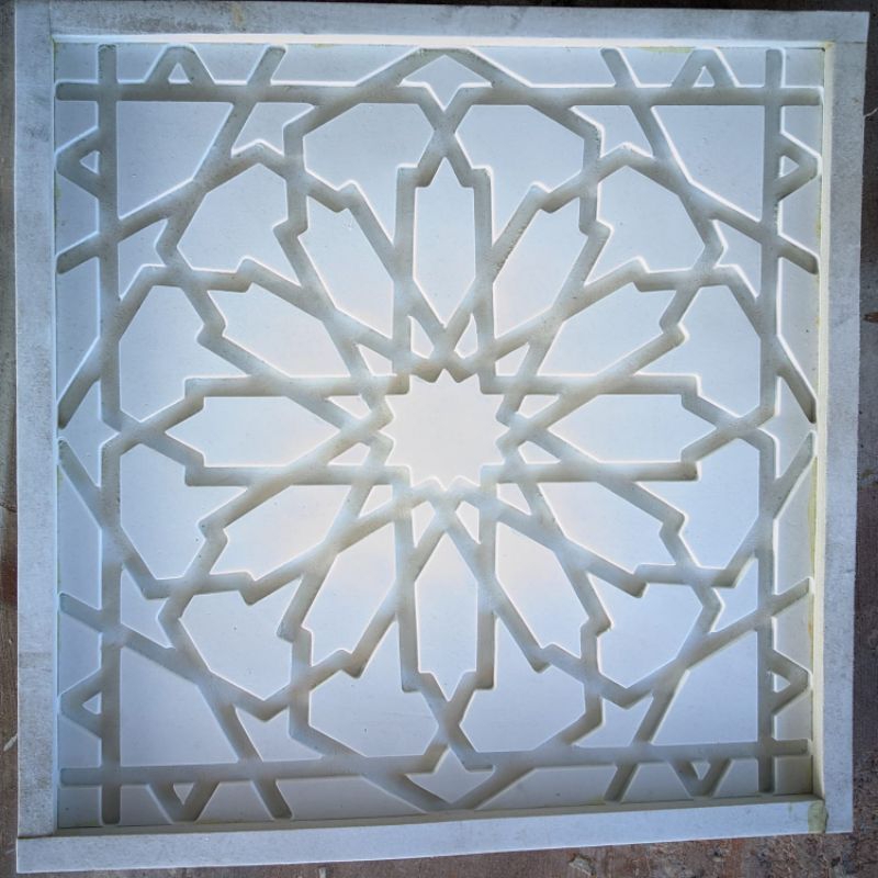 Cetakan Panel Dinding Spon eva Ukir CNC50*50