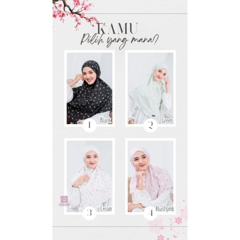 HIJAB BERGO MOTIF BUNGA SIMPLE/HIJAB RUMAHAN/HIJAB SYARI POLOS CANTIK/HIJAB