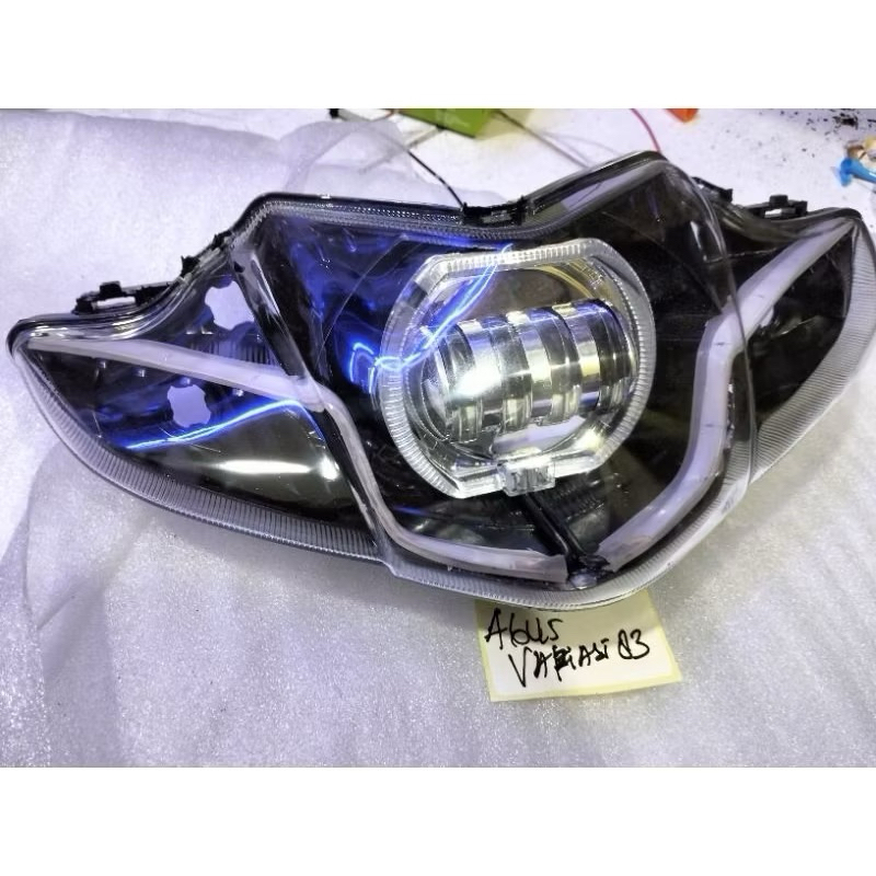 Reflektor lampu Revo absolute daymaker Biled 4 lensa  alis running