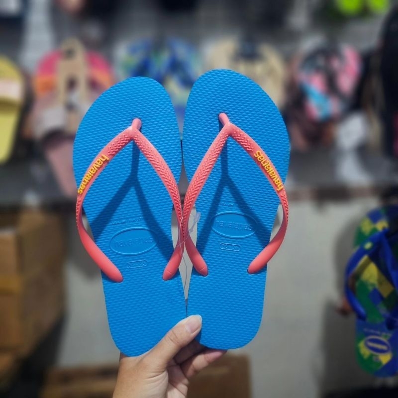 Sandal Wanita Original Havaianas Slim Pop Up