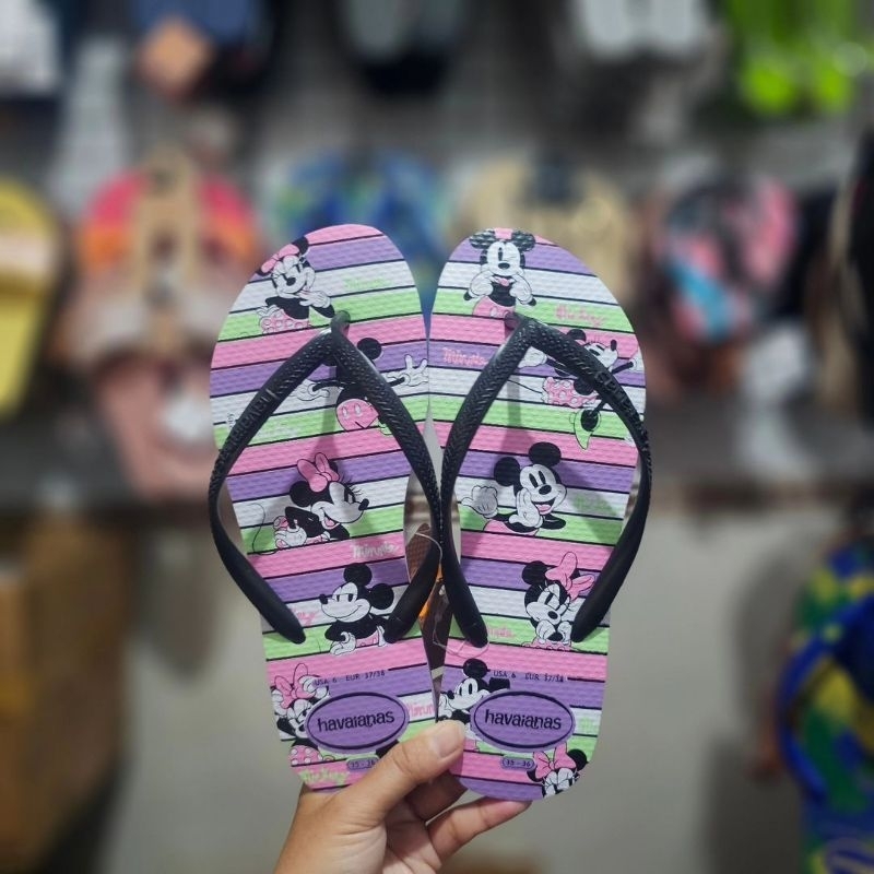 Sandal Wanita Original Havaianas Slim Disney