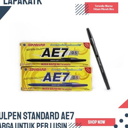 

HEBOH Pulpen Standard Ae7 Pen Standart Ae7 1PAK