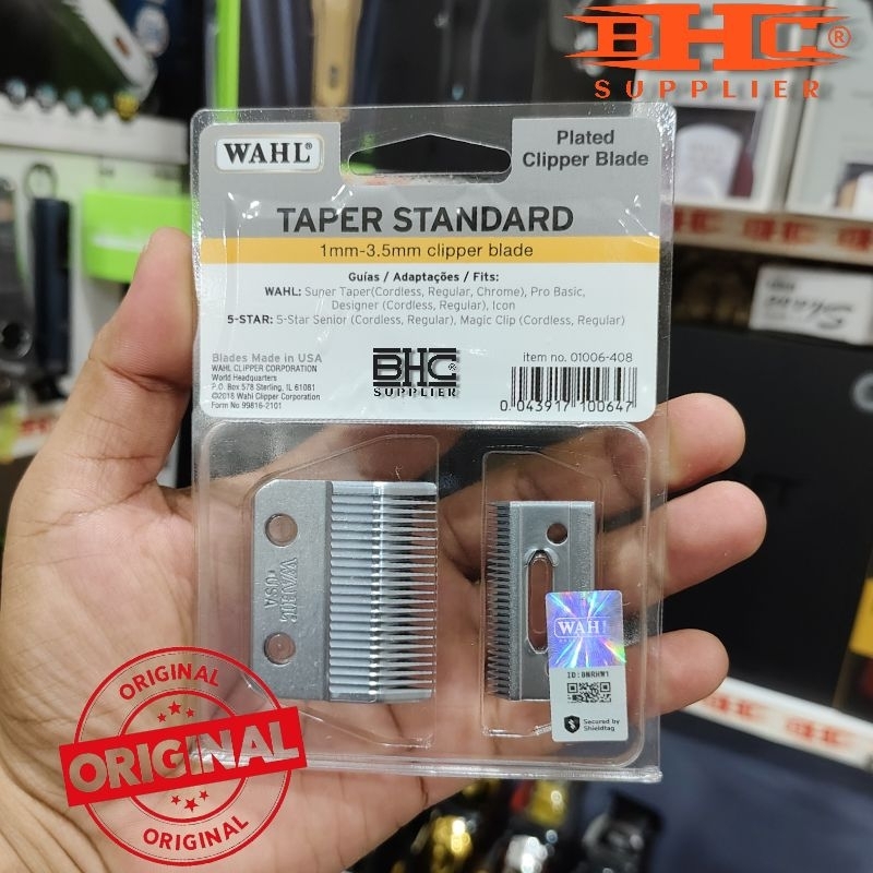 Mata Pisau Wahl / Blade WAHL Supee Taper ORIGINAL Pisau gigi mesin cukur blade taper super taper mat