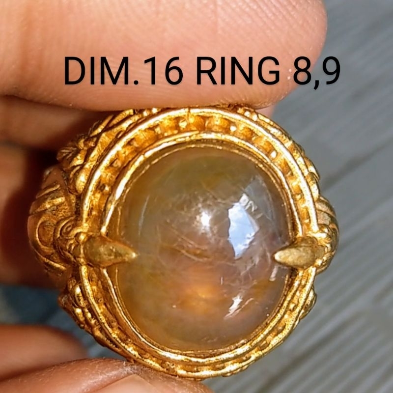 Batu yakut yellow safir saphire sapphire asli original natural