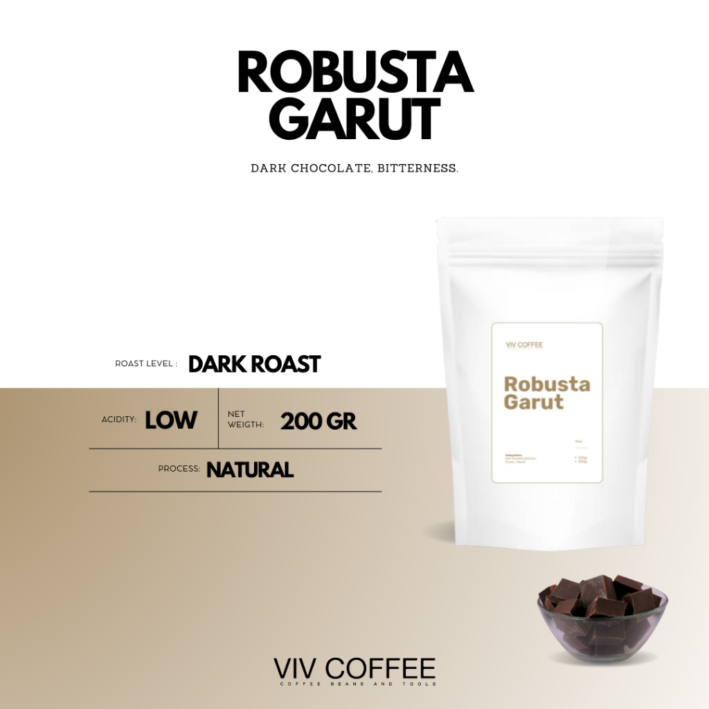 

Kopi Robusta Garut 200gr Bubuk Biji Es Kopi Susu Blend