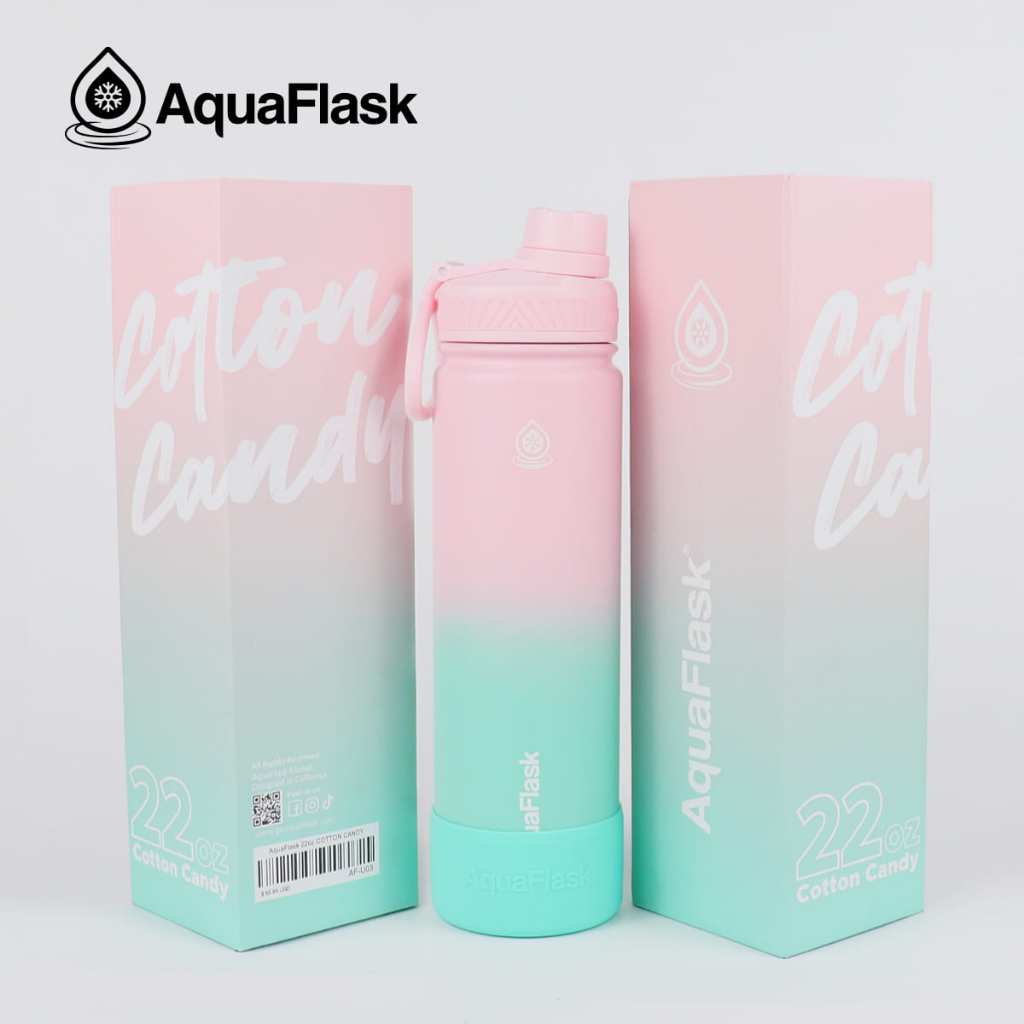 AquaFlask Dream Collection I Bottles 22oz / 32oz / 40oz - Cotton Candy