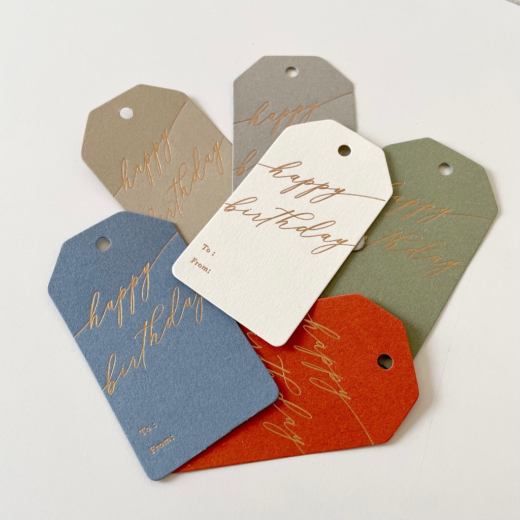 

Birthday Tag/Hang Tag/Gift Tag/Kartu Ucapan-"Happy Birthday" (1 Pack isi 10 pcs)