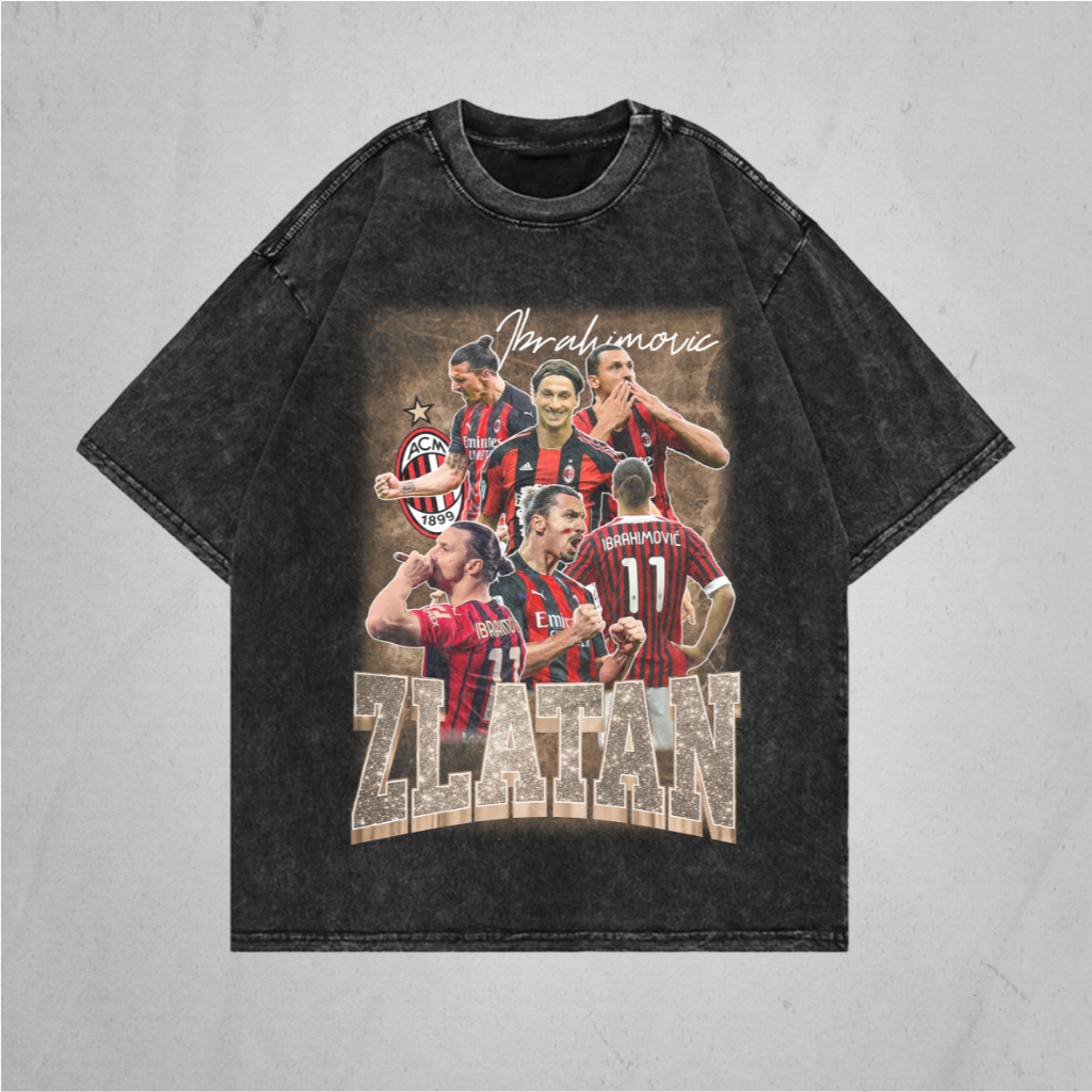 KAOS ZLATAN IBRAHIMOVIC OVERSIZE WASHED