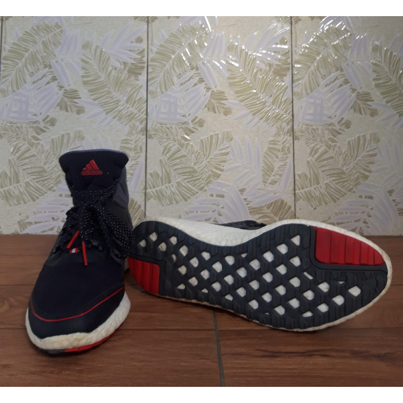 Sepatu Adidas Rocket Boost FV3094 Mid Guard Course Running Shoes Menz Size 40,5