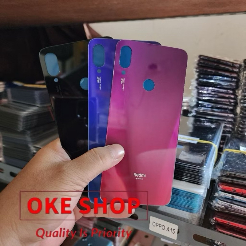 Backdoor Casing Belakang Xiaomi Redmi Note 7 Bekdor Backdor Kesing Xiomi Redmi Not 7 Kaca