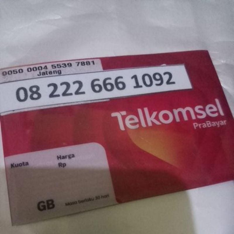 nomor cantik simpati