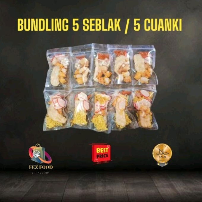 

BUNDLING 5 PCS SEBLAK / 5 PCS CUANKI TERMURAH