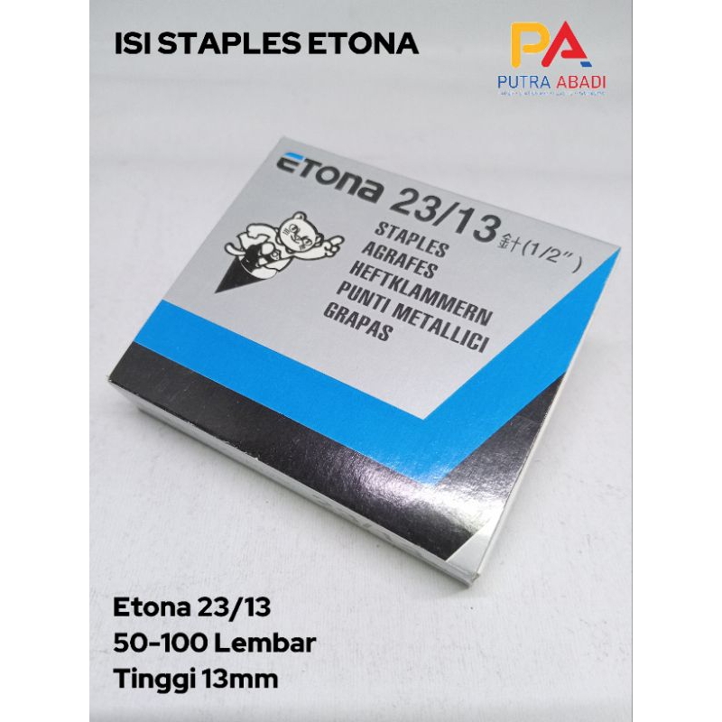 

Isi Staples Etona 23/13