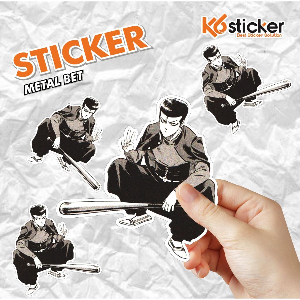 Stiker Sticker Metal Bet Case Phone Logo Brand Band Aesthetic Journal Clothing Basic Casing Striping