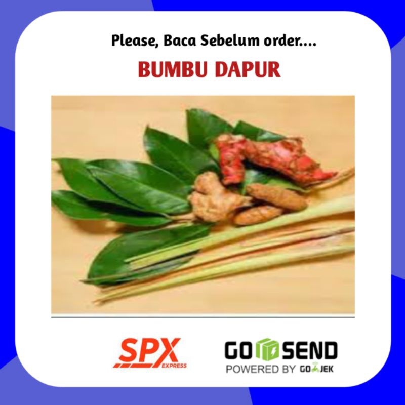 

Bumbu Dapur Fresh Per Bungkus - Sayur Sayuran Online Palembang