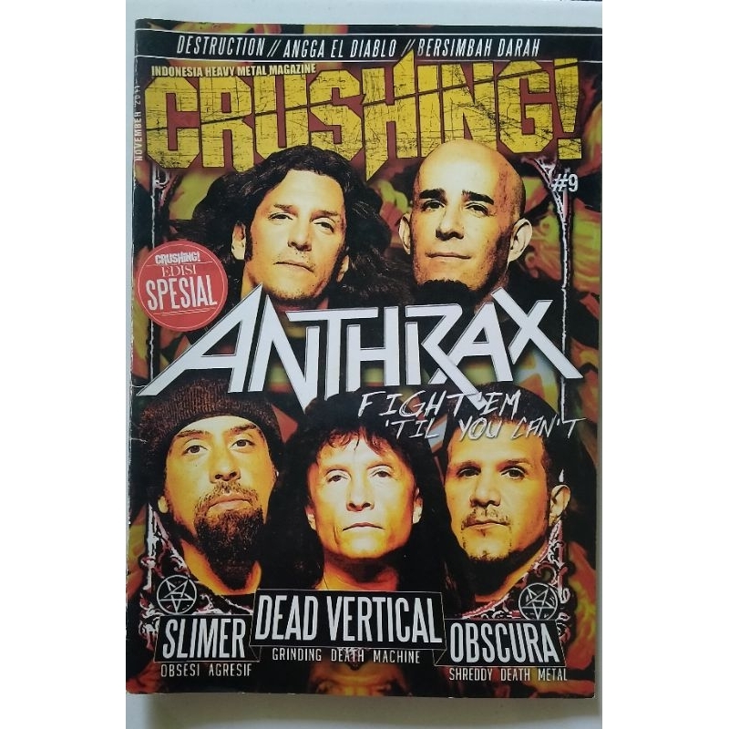 majalah Crushing "Anthrax" (November 2011)