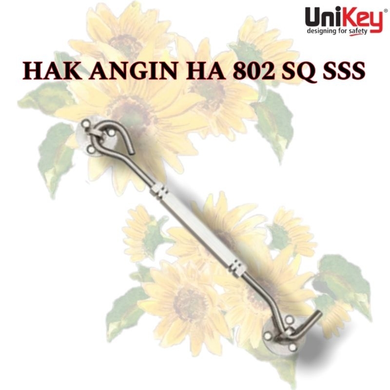 Hak Angin Unikey. Cantolan Jendela Unikey. Penahan pengait jendela