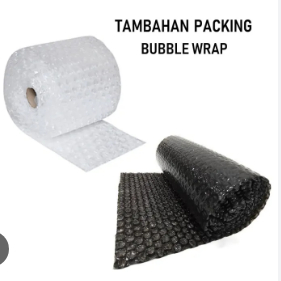 

bubble wrap tambahan packing