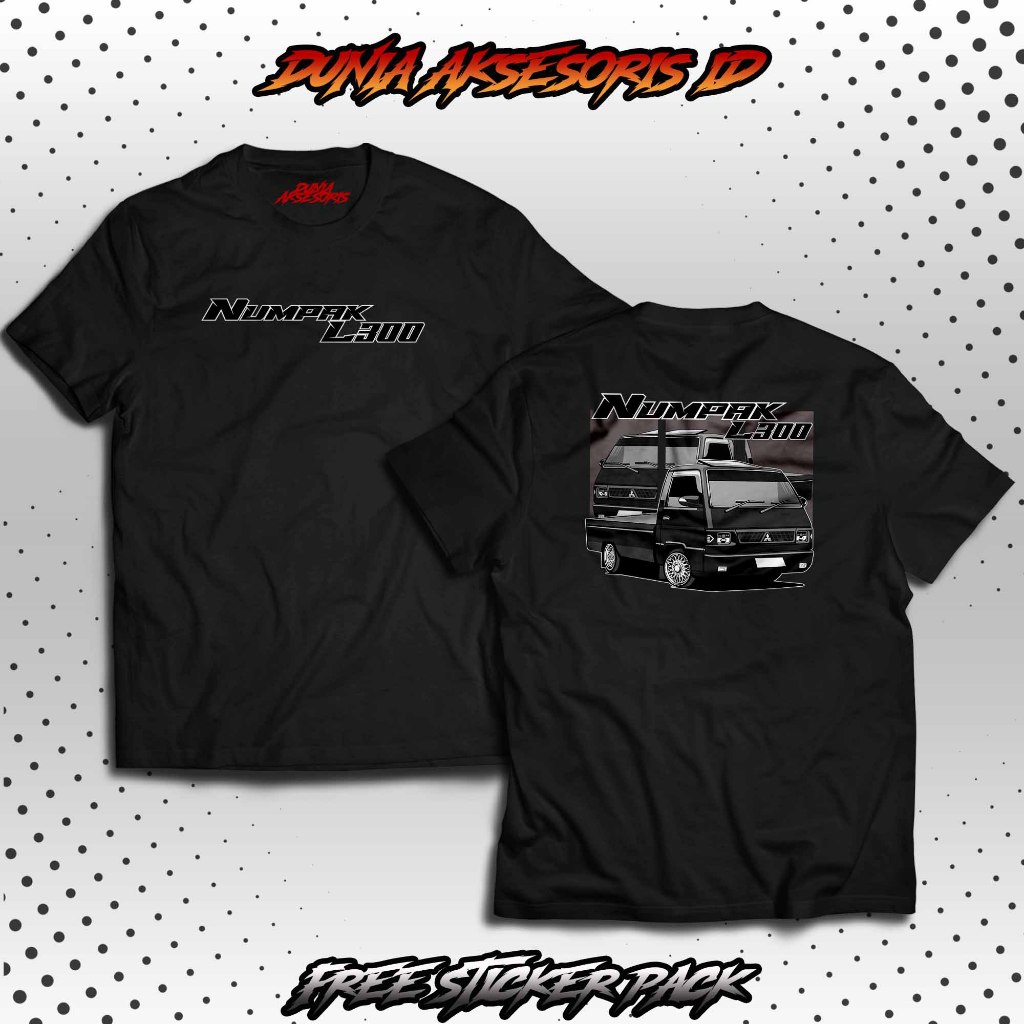 KAOS NUMPAK L300 KAOS DRIVER L300 KAOS MOBIL MITSUBISHI L300 BAJU KAOS DRIVER MUDA
