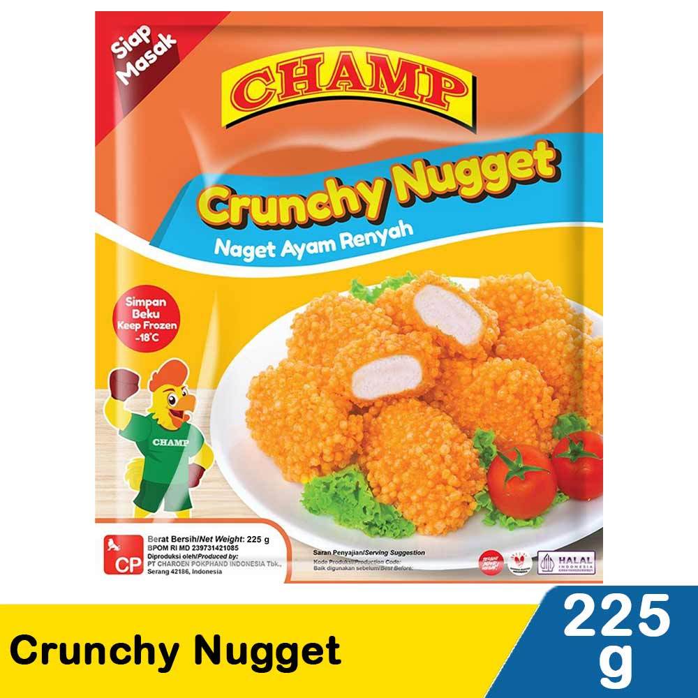 

Champ Crunchy Nugget 225gr / Nugget Ayam Crispy