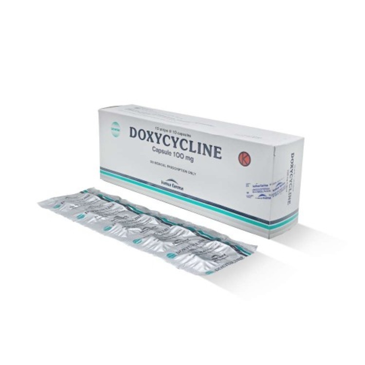DOXYCYCLINE 100 MG 1 STRIP 10 CAPSUL