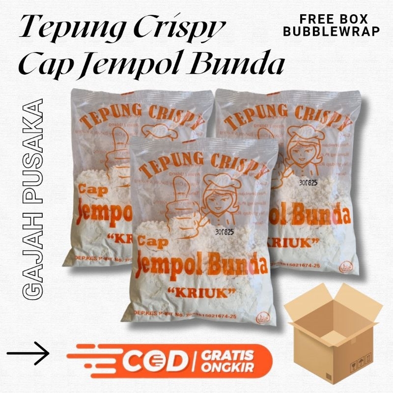 

Tepung Crispy Cap Jempol Bunda Ecer Sedang