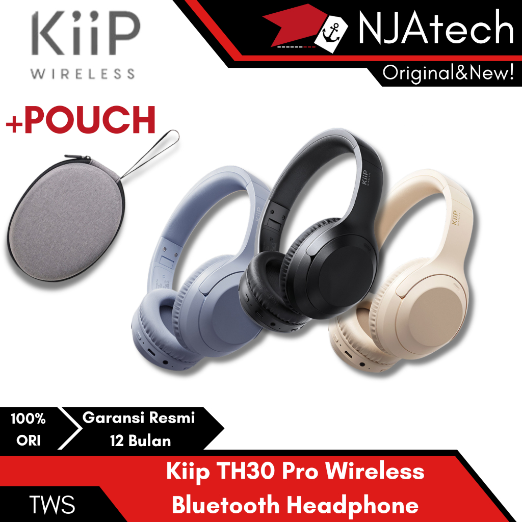 Headphone KiiP TH30 Pro Wireless Bluetooth Headset Earphone