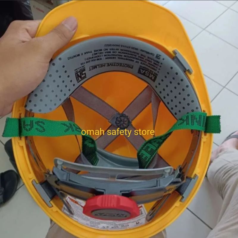 Helm Safety MSA Full Sett / Helm Safety Proyek MSA Murah