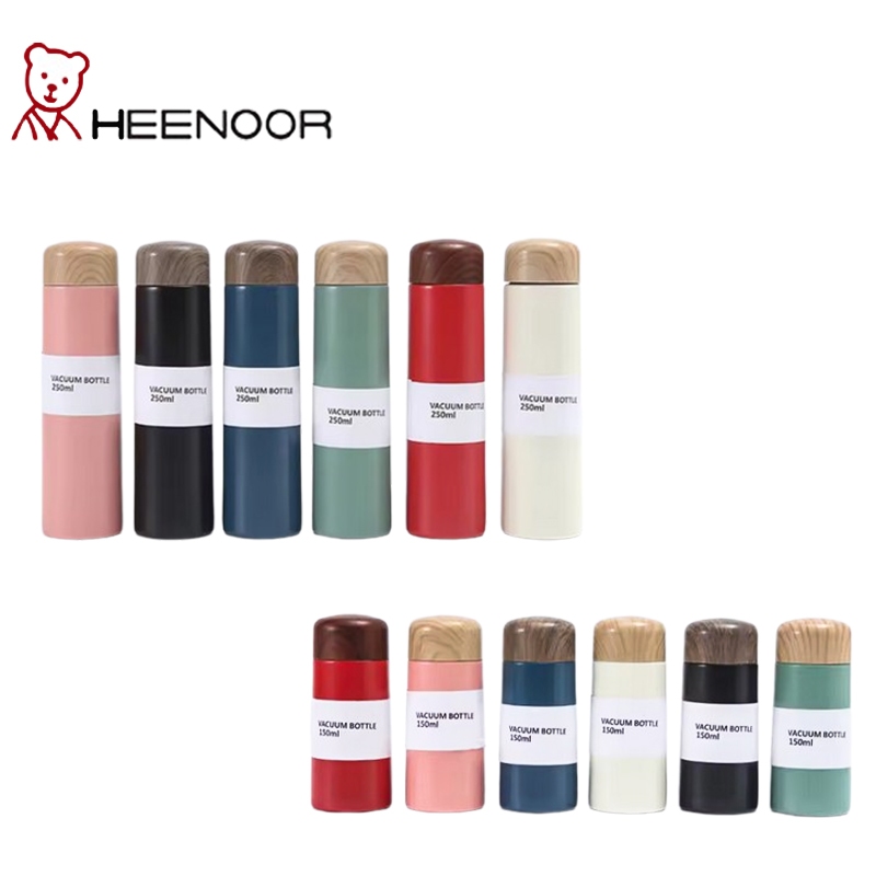 HEENOOR Termos Botol Air Minum Mini Travel Vaccuum Tahan Panas dan Dingin Stainless Steel SUS 304 | 