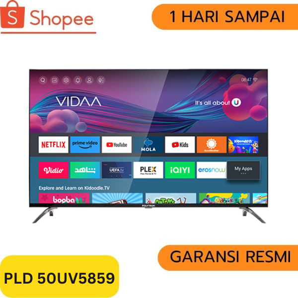 Tv Polytron PLD50UV5859 Smart Tv 50 inch UHD