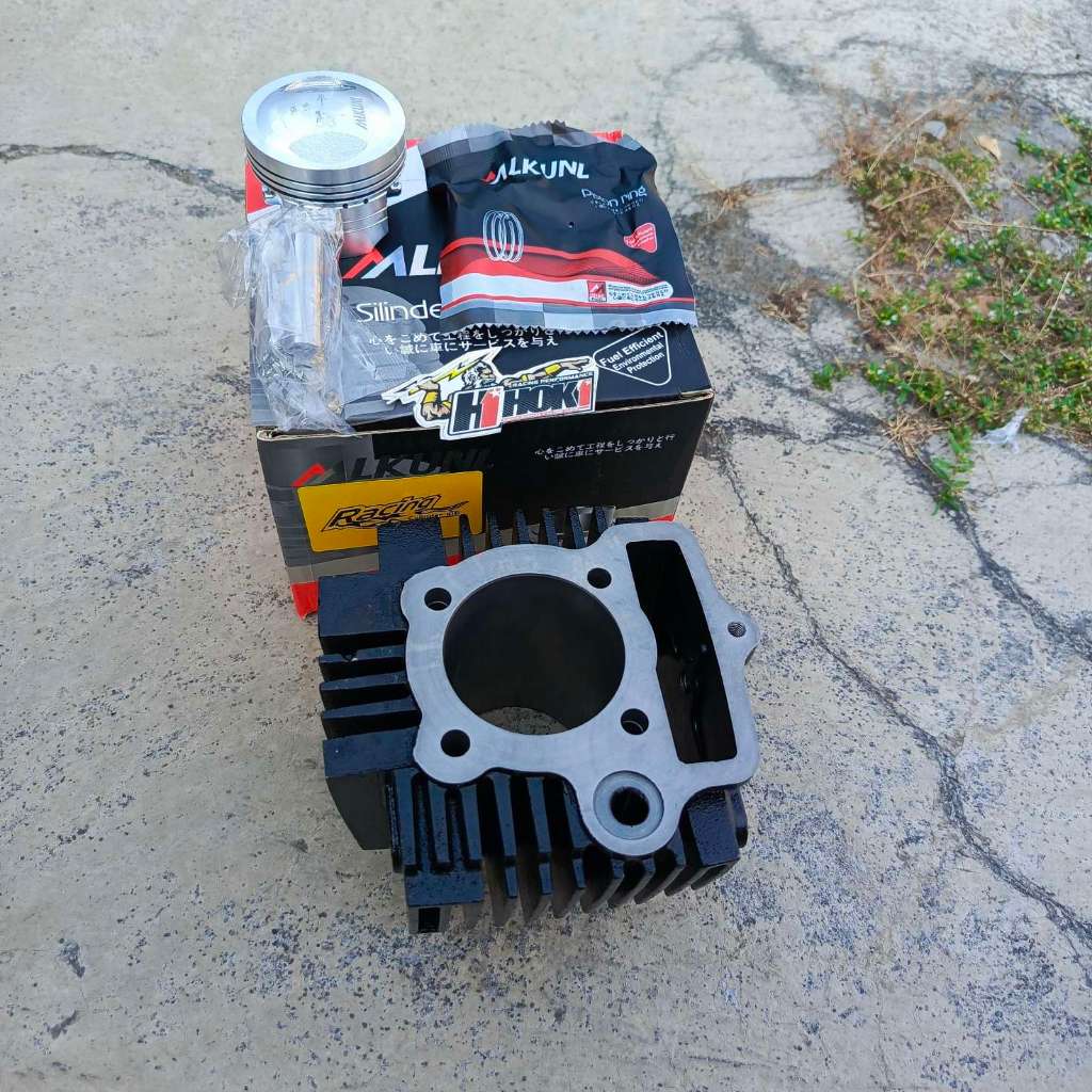 BLOK SEHER BORING BOREUP BORE UP HONDA ASTREA GRAND PRIMA SUPRA X 100 WIN 53MM MIKUNI