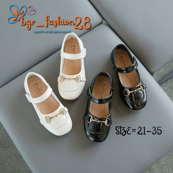 sepatu balet cantik anak perempuan / sepatu anak balet motif kancing / sepatu balet lucu COD