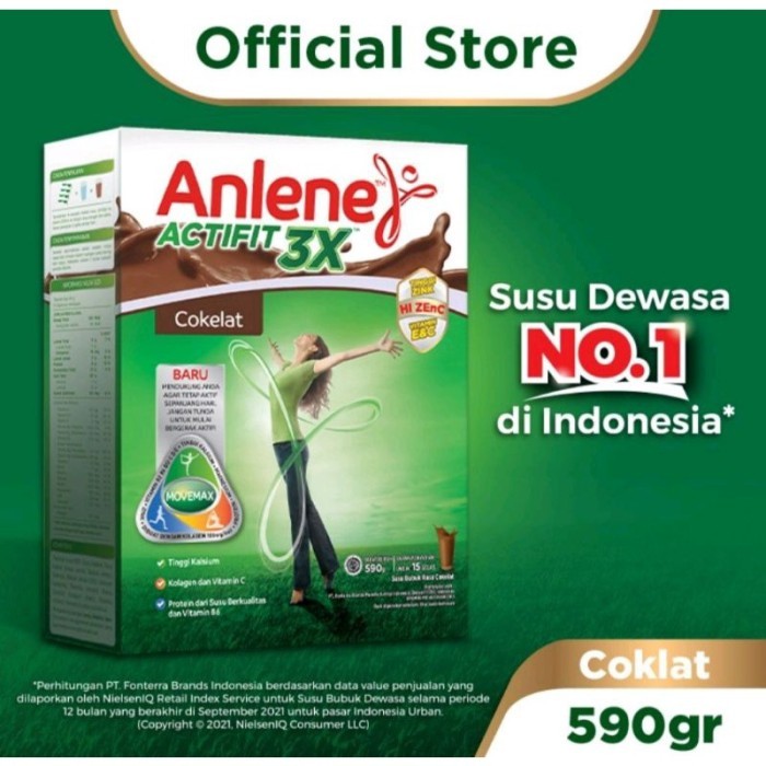 

anlene actifit susu berkalsium tinggi coklat 590gr